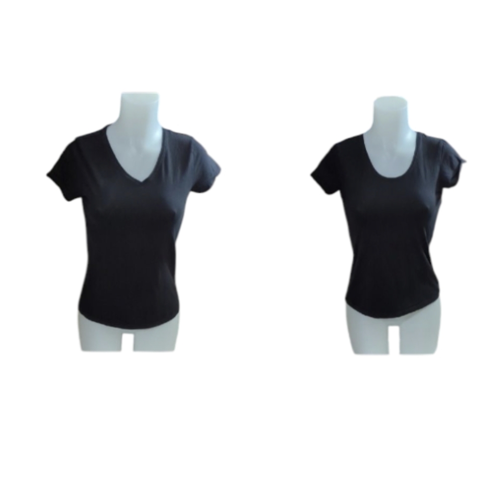6/$15 Size Small Bundle Deal My Style Stretchy T-shirt Black Shirt Lot